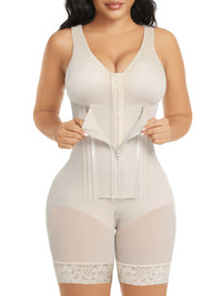 GloSculpt™ - Daily Use Tummy Control Faja with Zipper Crotch